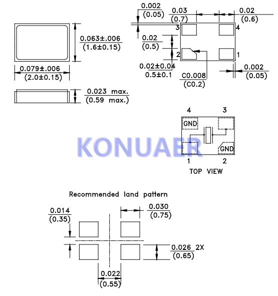 ELM11-32.000MHz-10-R60-D1X-T,AEL石英贴片晶振,ELM11无源晶振