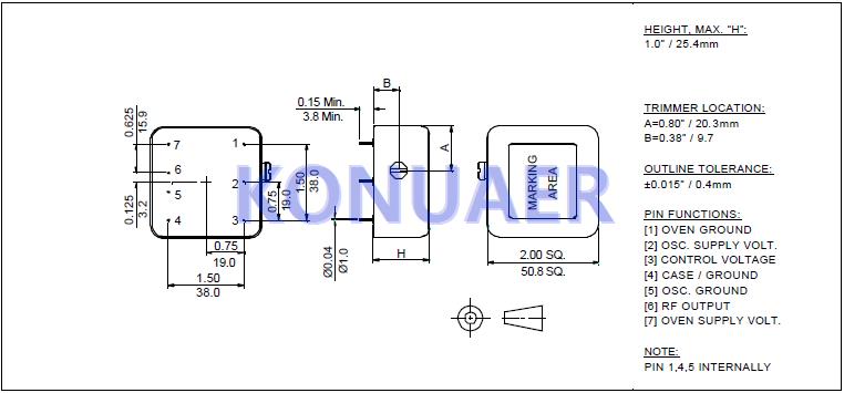 OX6749A–LZ–1-10.000–12V,RUBYQUARTZ卢柏晶振,OX6749晶振