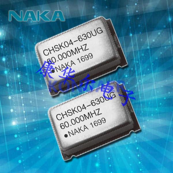 CHSK04-725LX-48.00000MHz,NAKA纳卡日本晶振,CHSK04贴片晶振