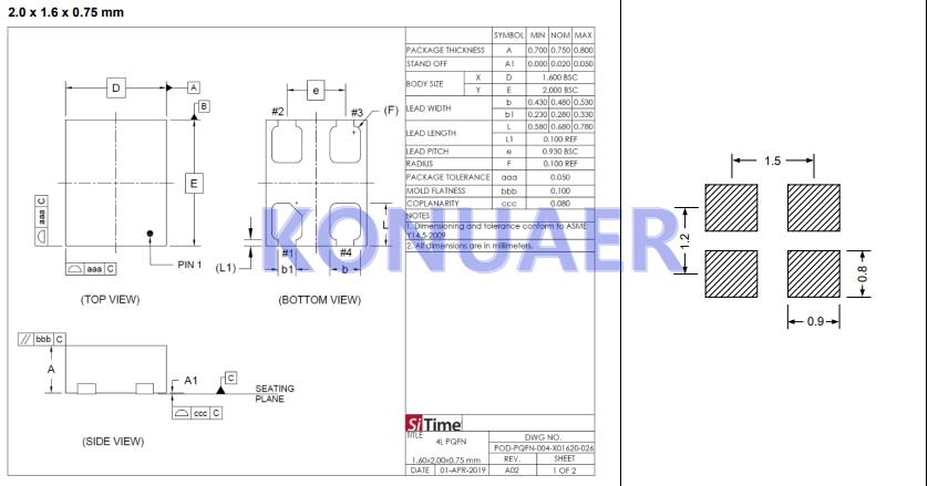 SiT9045AA-71-18EAA25.000625D,SITIME有源温补晶振,SiT9045差分输出晶振 SiT9045AA-71-18EAA25.000625D,SITIME有源温补晶振,SiT9045差分输出晶振